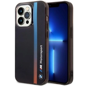Etui BMW BMHCP14L22HVGV Apple iPhone 14 Pro czarny/black IML Tricolor Stripe