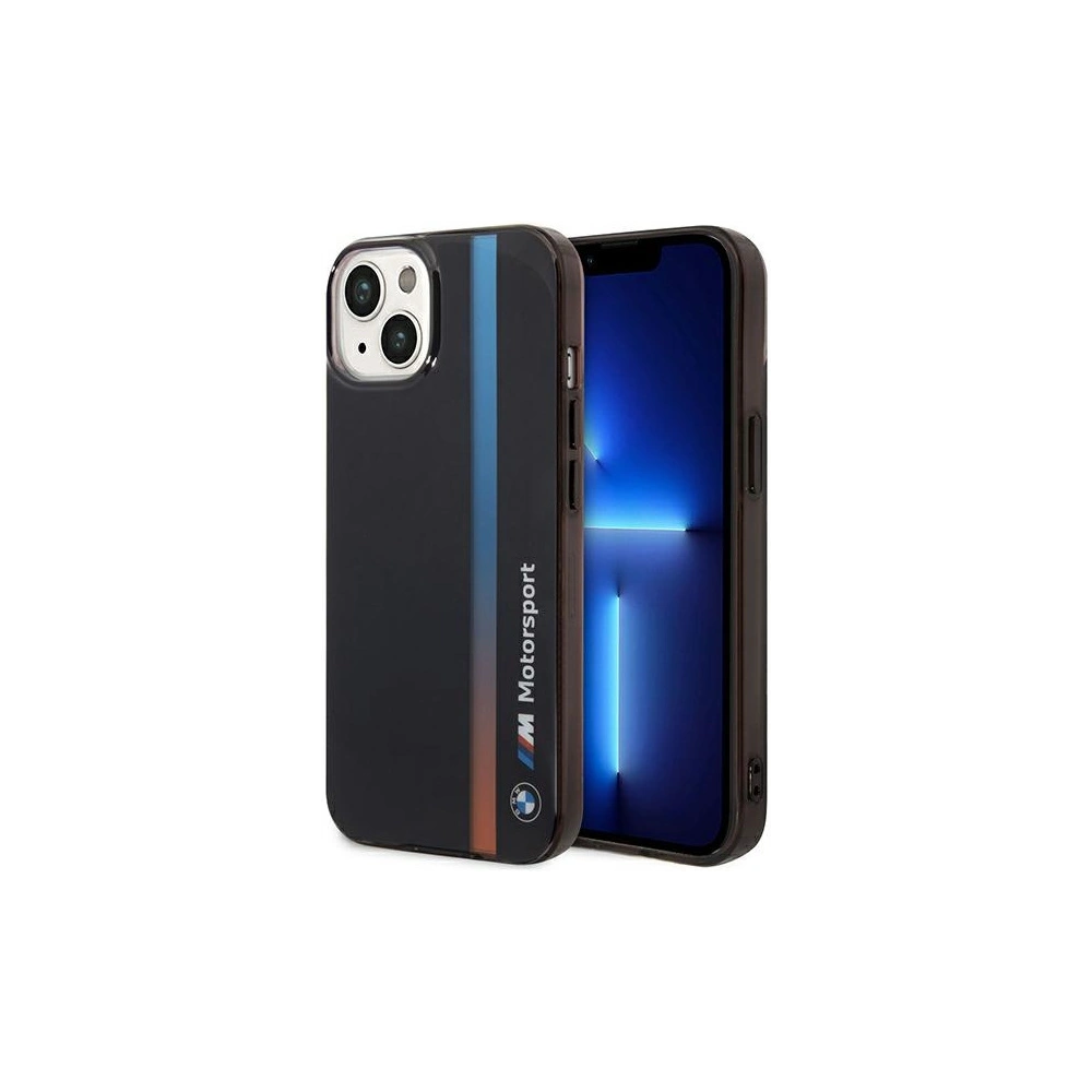 Hurtownia GSM - Etui BMW BMHCP14S22HVGV Apple iPhone 14 černý/black IML Tricolor Stripe - BMW444 - {ean13} - Hurt