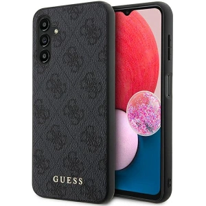 Hurtownia GSM - Etui Guess GUHCSA14G4GFGR Samsung Galaxy A14 szürke/grey kemény tok 4G Fém Arany Logó - GUE2442 - {ean13} - Hurt