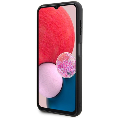 Etui Guess GUHCSA14G4GFGR Samsung Galaxy A14 szary/grey hard case 4G Metal Gold Logo