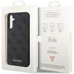 Hurtownia GSM - Etui Guess GUHCSA14G4GFGR Samsung Galaxy A14 szürke/grey kemény tok 4G Fém Arany Logó - GUE2442 - {ean13} - Hurt