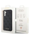 Hurtownia GSM - Etui Guess GUHCSA14G4GFGR Samsung Galaxy A14 šedý/grey tvrdý obal 4G Metal Gold Logo - GUE2442 - {ean13} - Hurt