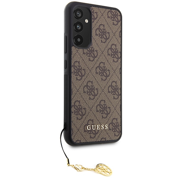 Kryt Guess GUHCSA34GF4GBR Samsung Galaxy A34 5G brown hardcase 4G Charms Collection