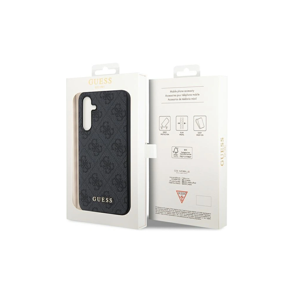 Hurtownia GSM - Etui Guess GUHCSA54G4GFGR Samsung Galaxy A54 5G grau/grau Hartschale 4G Metall Gold-Logo - GUE2445 - {ean13} - Hurt