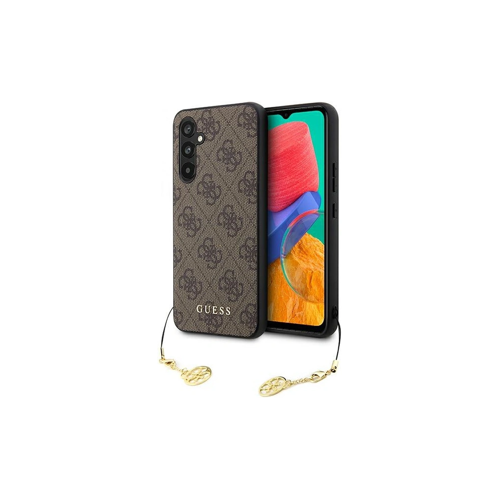 Hurtownia GSM - Etui Guess GUHCSA54GF4GBR Samsung Galaxy A54 5G hnědý/brown tvrdý kryt 4G Charms Collection - GUE2446 - {ean13} - Hurt