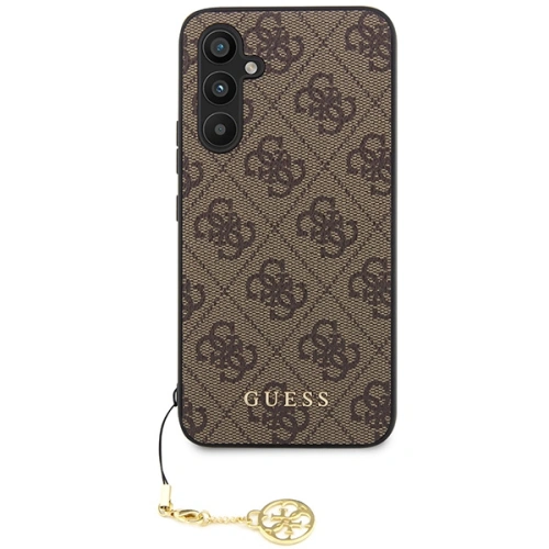 Etui Guess GUHCSA54GF4GBR Samsung Galaxy A54 5G brązowy/brown hard case 4G Charms Collection