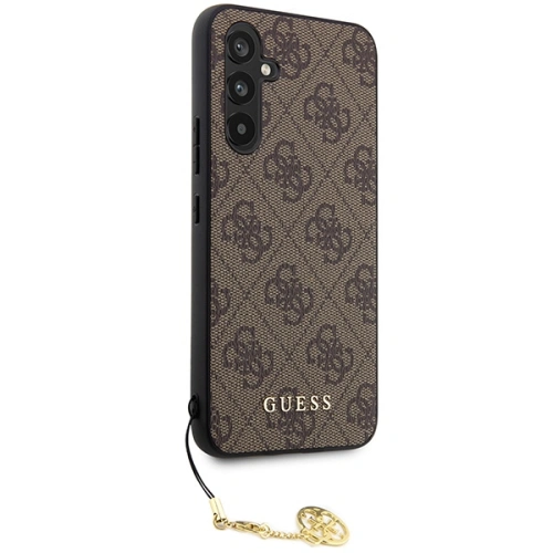 Etui Guess GUHCSA54GF4GBR Samsung Galaxy A54 5G brązowy/brown hard case 4G Charms Collection