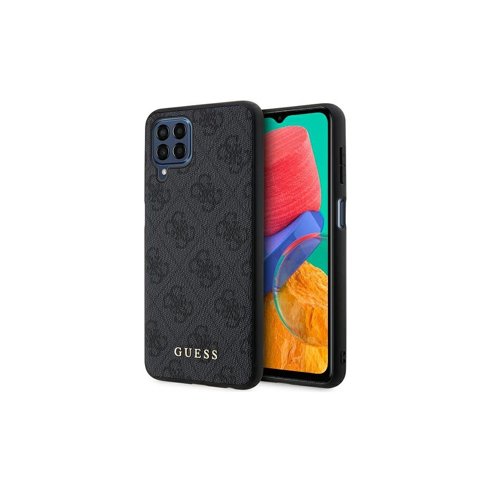 Hurtownia GSM - Etui Guess GUHCSM33G4GFGR Samsung Galaxy M33 5G grau/grey Hardcase 4G Metall Gold Logo - GUE2447 - {ean13} - Hurt