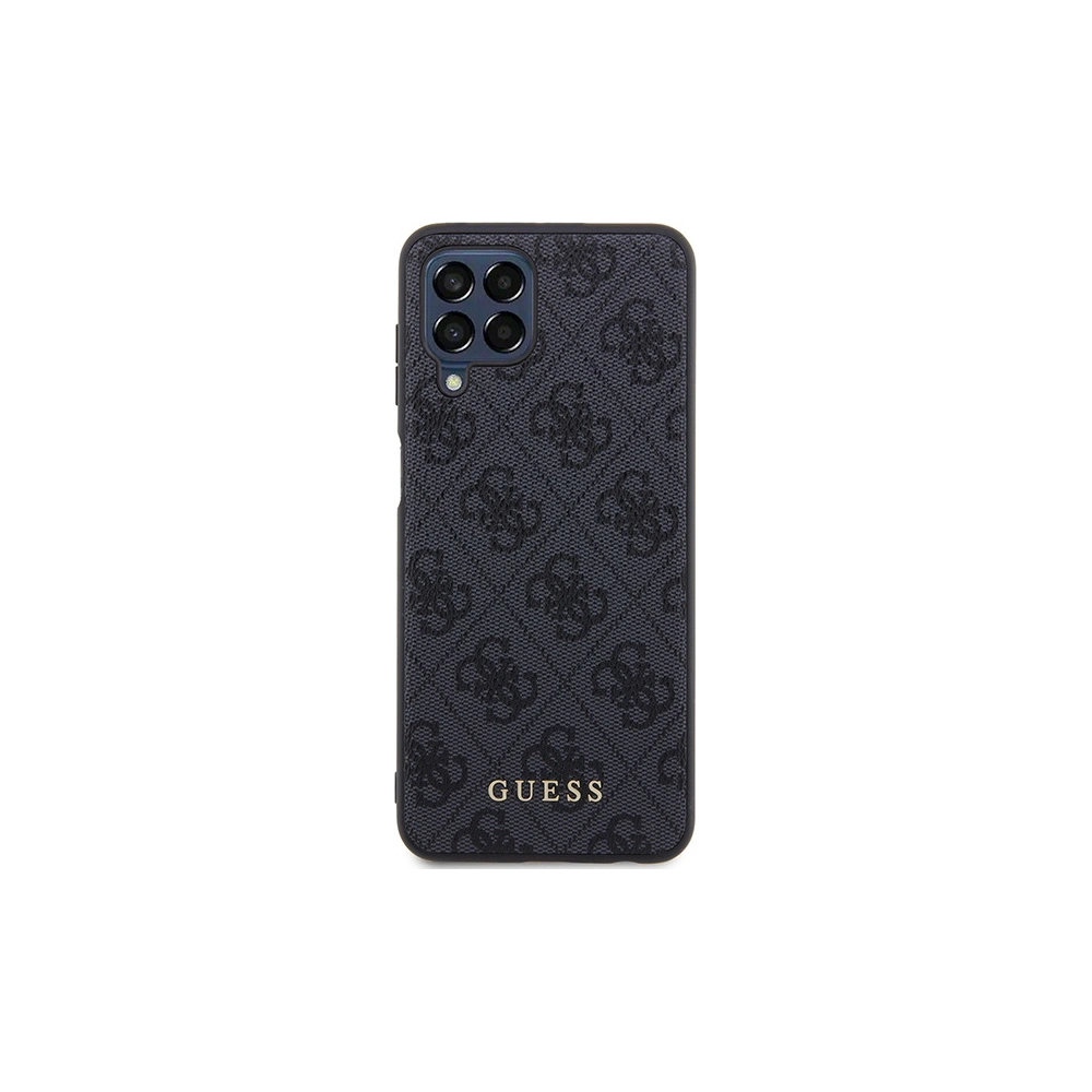 Hurtownia GSM - Etui Guess GUHCSM33G4GFGR Samsung Galaxy M33 5G grau/grey Hardcase 4G Metall Gold Logo - GUE2447 - {ean13} - Hurt