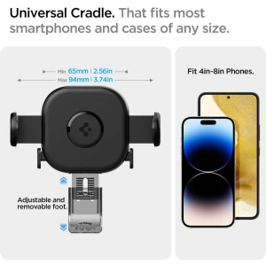 Uchwyt samochodowy Spigen UTS12 Onetap Universal Vent Car Mount Black