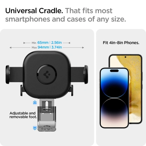 Uchwyt samochodowy Spigen UTS12 Onetap Universal Vent Car Mount Black