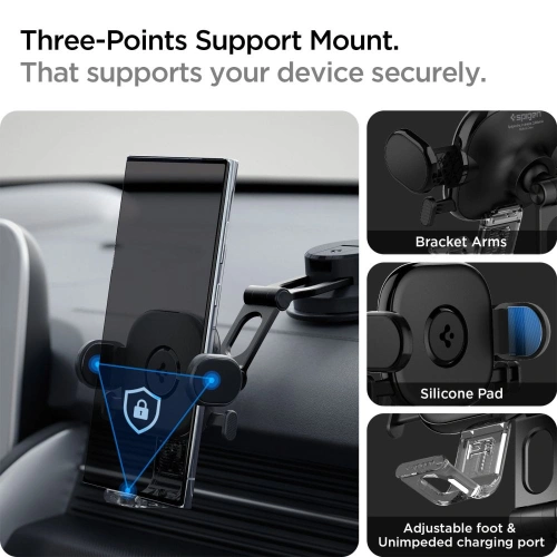 Uchwyt samochodowy Spigen UTS35 OneTap Universal Dashboard Car Mount Black
