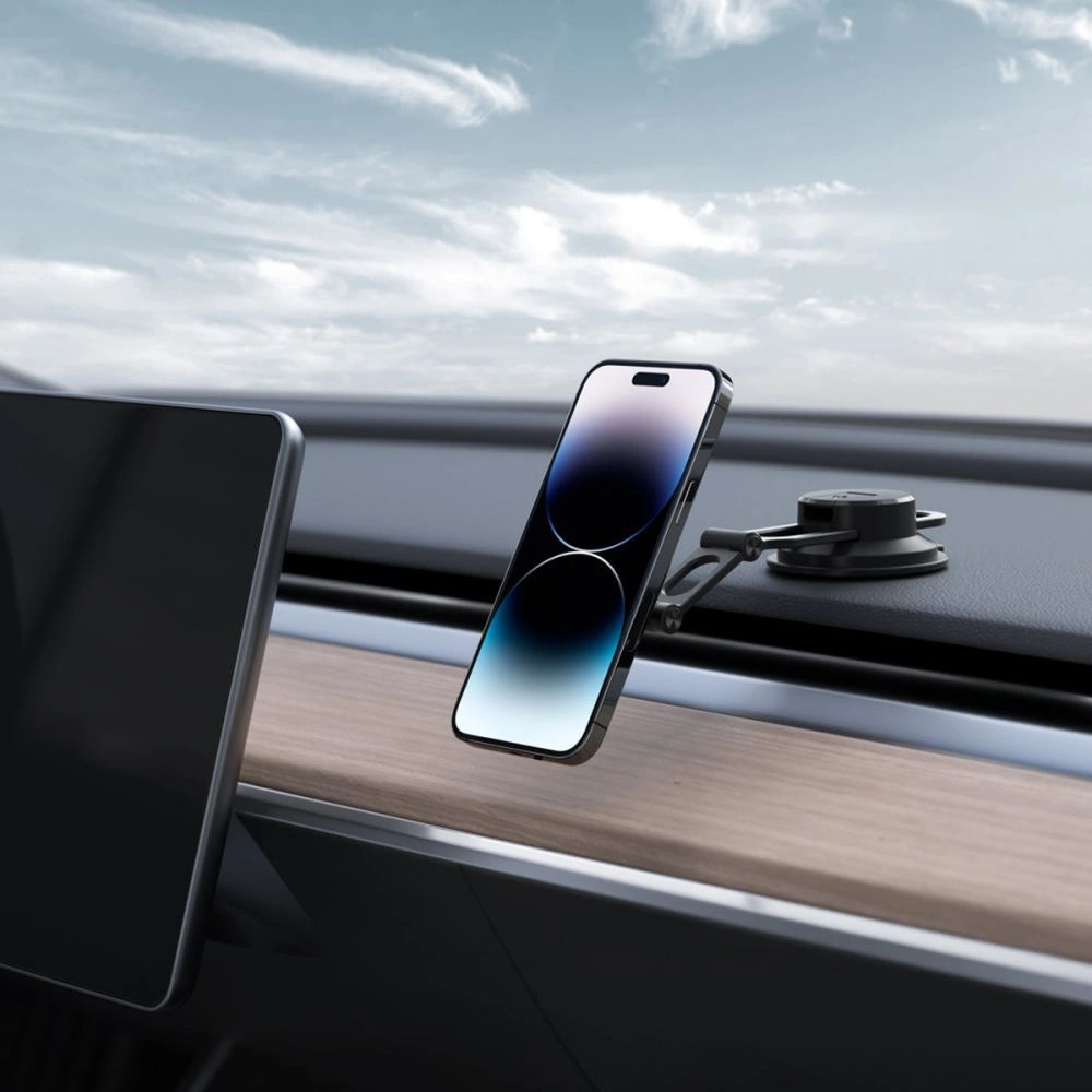 Hurtownia GSM - Upevnění automobilu magnetické Spigen ITS35-3 OneTap MagSafe na čelní sklo a palubní desku černé - SPN2851 - {ean13} - Hurt