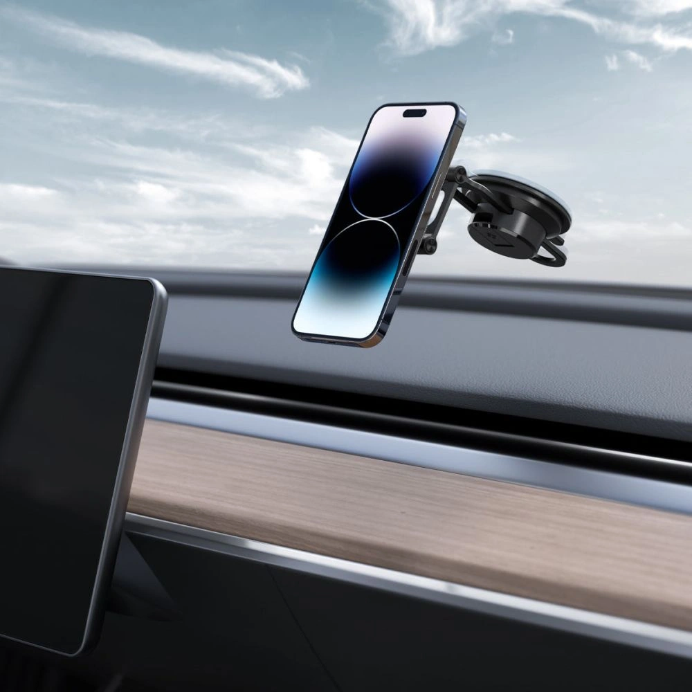 Hurtownia GSM - Upevnění automobilu magnetické Spigen ITS35-3 OneTap MagSafe na čelní sklo a palubní desku černé - SPN2851 - {ean13} - Hurt