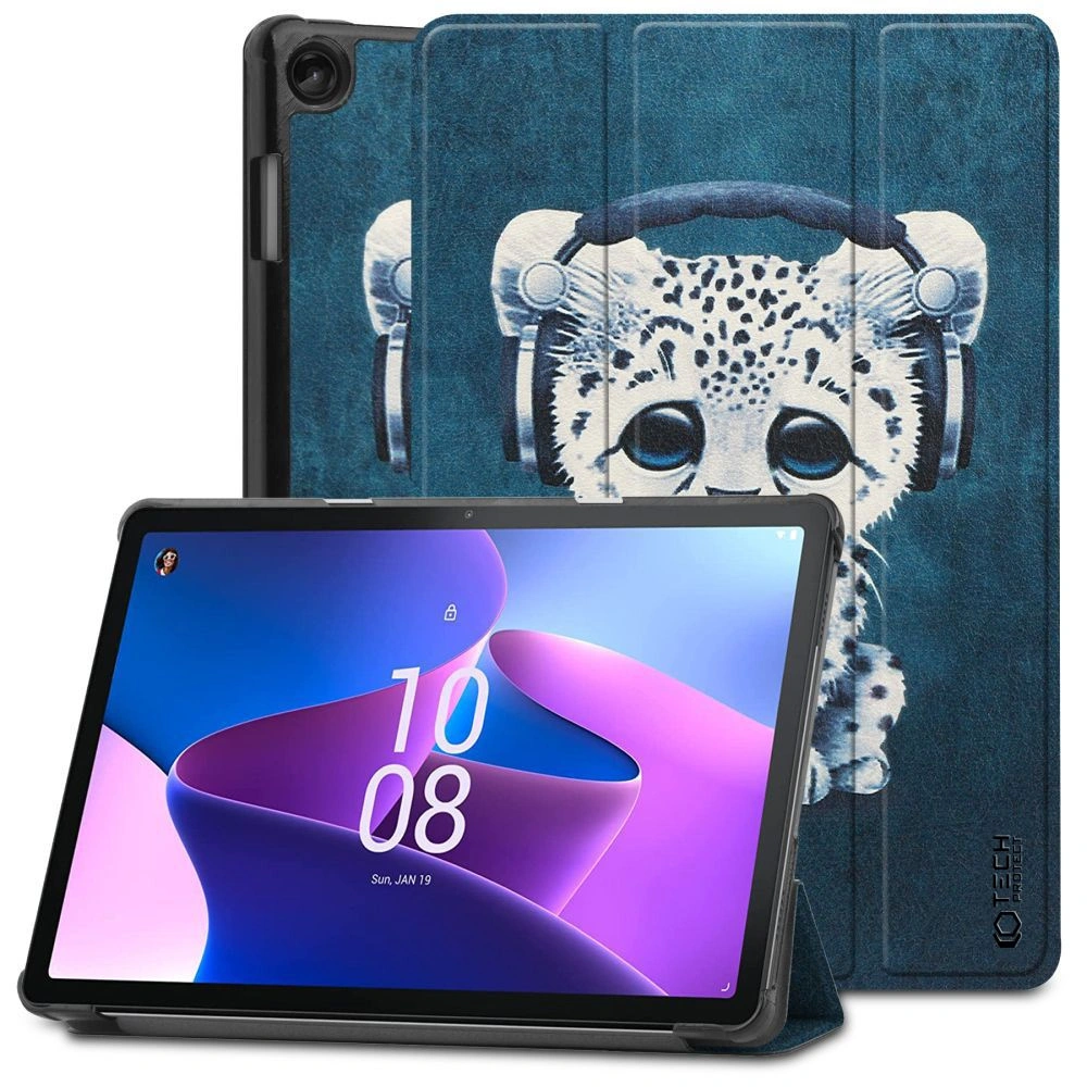 Hurtownia GSM - Etui Tech-Protect Smartcase Lenovo Tab M10 10.1 (3. generációs) Sad Cat - THP1902 - {ean13} - Hurt