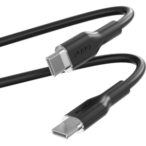Hurtownia GSM - Kabel PURO ICON Soft Cable USB-C/USB-C 1.5m (Schwarz) - PUR669 - {ean13} - Hurt