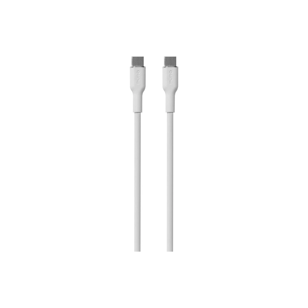 Wholesale PURO ICON Soft Cable USB-C/USB-C 1.5m (White) - PUR671 - {ean13} - Hurt