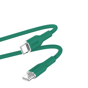 Hurtownia GSM - Kabel PURO ICON Soft Cable USB-C/USB-C 1.5m (Jade) - PUR672 - {ean13} - Hurt