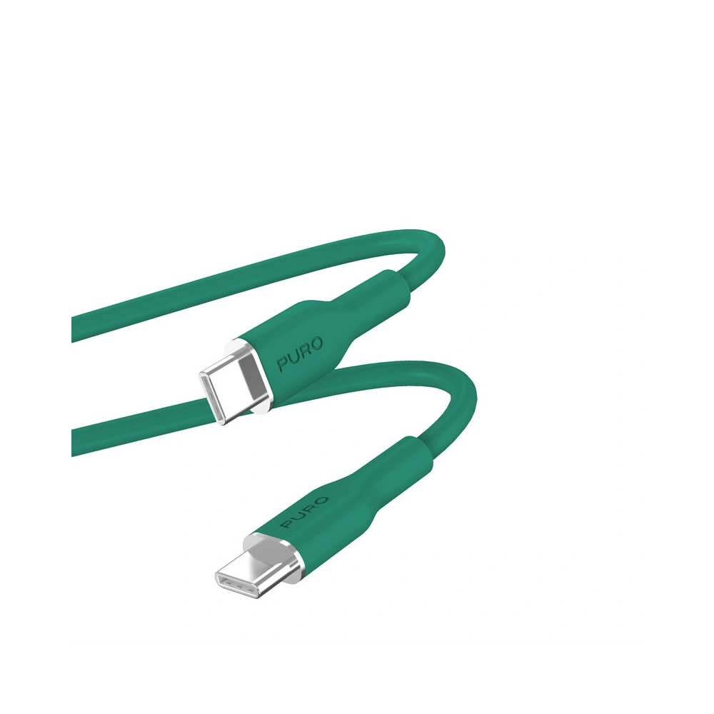 Hurtownia GSM - Kabel PURO ICON Soft Cable USB-C/USB-C 1.5m (Jade) - PUR672 - {ean13} - Hurt