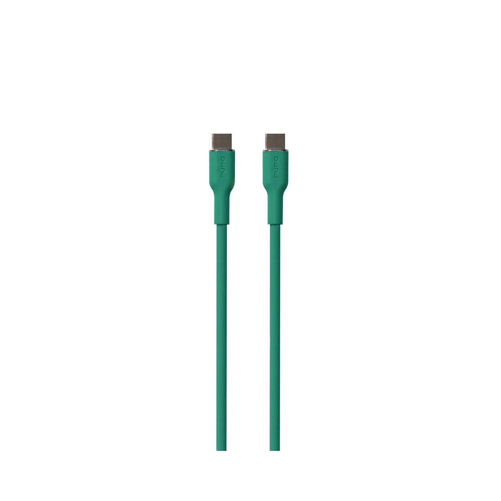 Hurtownia GSM - Cablul PURO ICON Soft Cable USB-C/USB-C 1.5m (Jade) - PUR672 - {ean13} - Hurt