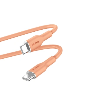 Hurtownia GSM - Kabel PURO ICON Soft Cable USB-C/USB-C 1.5m (Aprikose) - PUR674 - {ean13} - Hurt