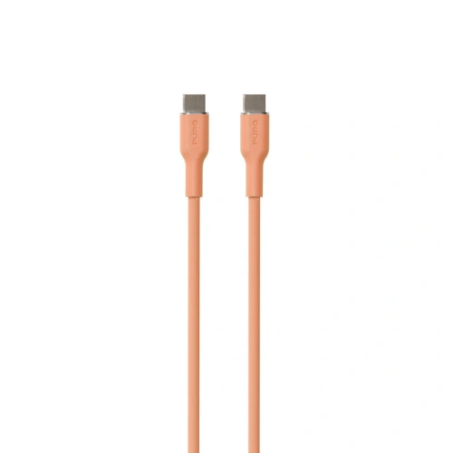 Kabel PURO ICON Soft Cable USB-C/USB-C 1.5m (Apricot)