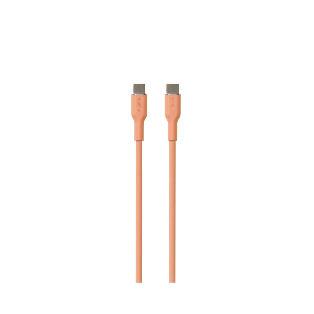 Hurtownia GSM - Kabel PURO ICON Soft Cable USB-C/USB-C 1.5m (Aprikose) - PUR674 - {ean13} - Hurt