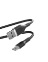 Kabel PURO ICON Soft Cable USB-C/USB-A 1.5m (Černý)