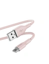 Hurtownia GSM - Kabel PURO ICON Soft Cable USB-C/USB-A 1.5m (Prašná růžová) - PUR676 - {ean13} - Hurt