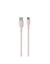 Hurtownia GSM - Kabel PURO ICON Soft Cable USB-C/USB-A 1.5m (Prašná růžová) - PUR676 - {ean13} - Hurt