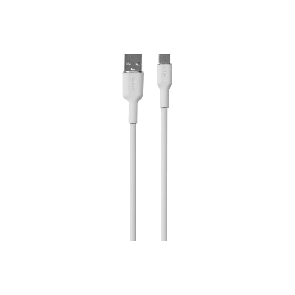 Hurtownia GSM - Kabel PURO ICON Soft Cable USB-C/USB-A 1.5m (Bílá) - PUR677 - {ean13} - Hurt