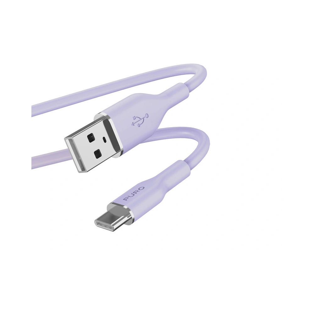 Hurtownia GSM - Kabel PURO ICON Soft Cable USB-C/USB-A 1.5m (Tech Levandule) - PUR679 - {ean13} - Hurt