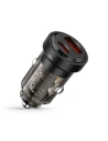 Nabíječka do auta Tech-Protect CC30W 2-portová nabíječka do auta PD 30W QC 3.0 černá