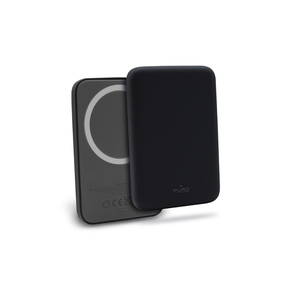 Hurtownia GSM - Drahtloses MagSafe Powerbank PURO Slim PowerMag 4000mAh (Onyx Schwarz) - PUR680 - {ean13} - Hurt