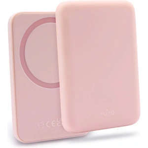 Hurtownia GSM - Powerbank bezprzewodowy MagSafe PURO Slim PowerMag 4000mAh (Dusty Pink) - PUR681 - {ean13} - Hurt
