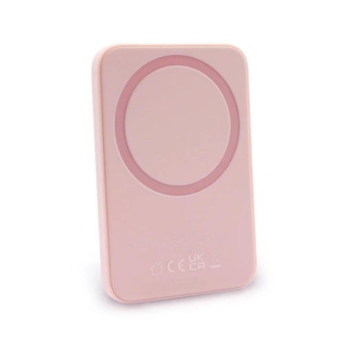Powerbank bezprzewodowy MagSafe PURO Slim PowerMag 4000mAh (Dusty Pink)