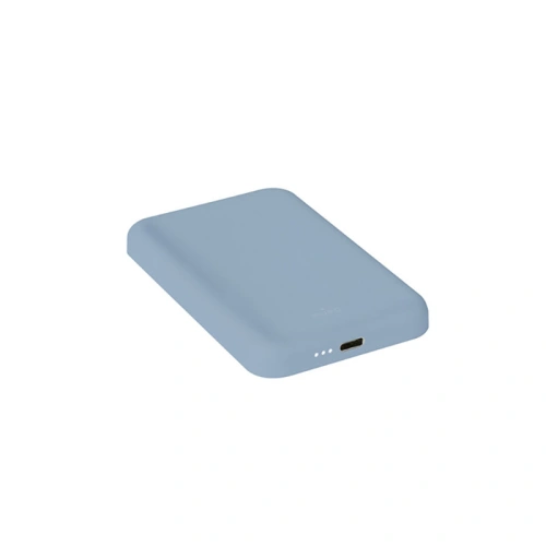 Powerbank bezprzewodowy MagSafe PURO Slim PowerMag 4000mAh (Powder Blue)