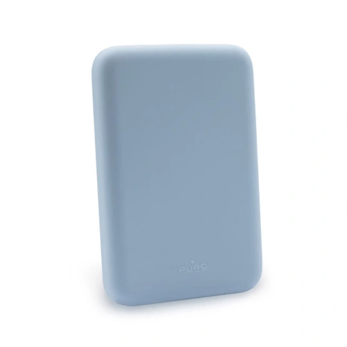 Powerbank bezprzewodowy MagSafe PURO Slim PowerMag 4000mAh (Powder Blue)