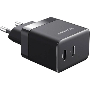 Hurtownia GSM - Ładowarka sieciowa Blitzwolf BW-S22 GaN 2x USB-C, 35W (czarna) - BLZ552 - {ean13} - Hurt