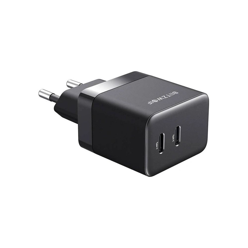 Hurtownia GSM - Blitzwolf BW-S22 GaN Netzladegerät 2x USB-C, 35W (schwarz) - BLZ552 - {ean13} - Hurt
