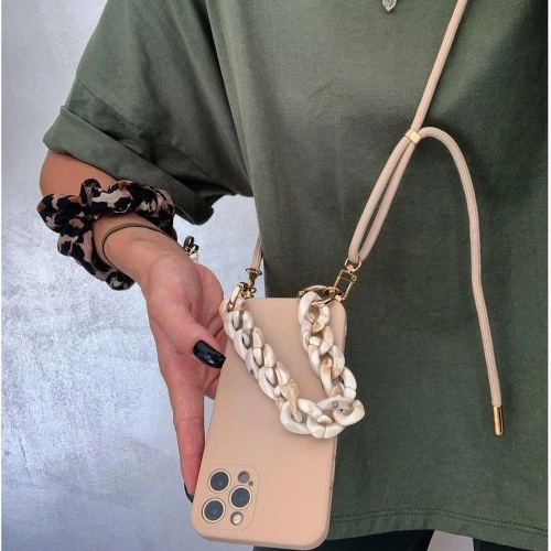 Etui Tech-Protect Icon Chain Samsung Galaxy A14 LTE/5G Beige