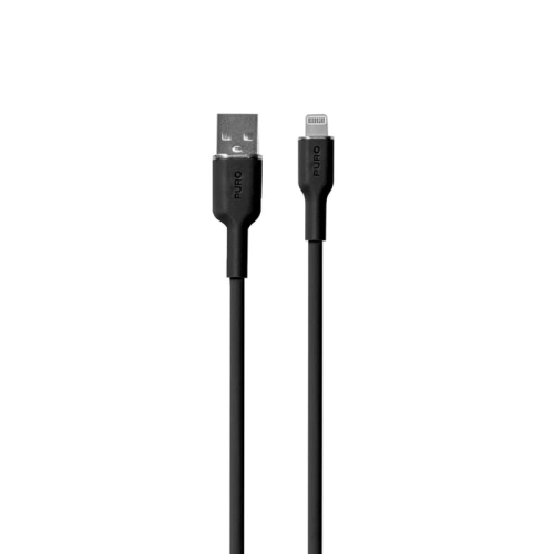 Kabel PURO ICON Soft Cable USB-A/Lightning 1.5m (Black)