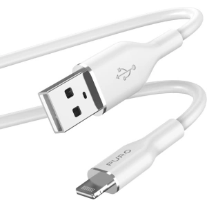 Hurtownia GSM - Kabel PURO ICON Soft Cable USB-A/Lightning 1.5m (Weiß) - PUR684 - {ean13} - Hurt