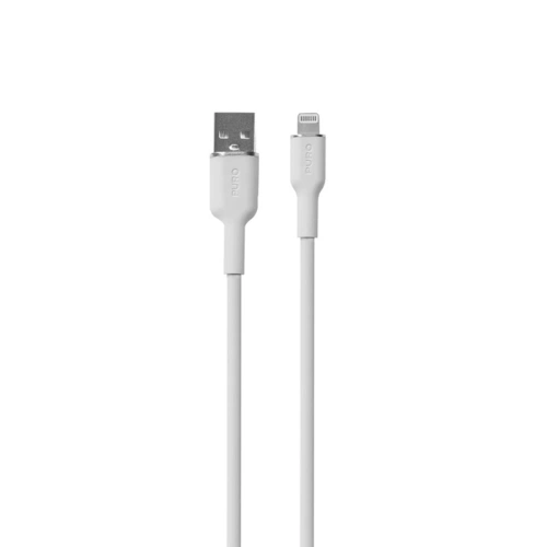 Kabel PURO ICON Soft Cable USB-A/Lightning 1.5m (White)
