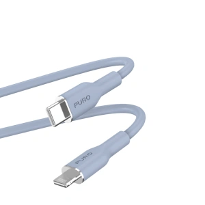 Hurtownia GSM - Kabel PURO ICON Soft Cable USB-C/Lightning 1.5m (Pulverblau) - PUR687 - {ean13} - Hurt