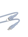 PURO ICON Soft Cable USB-C/Lightning 1.5m (Powder Blue)