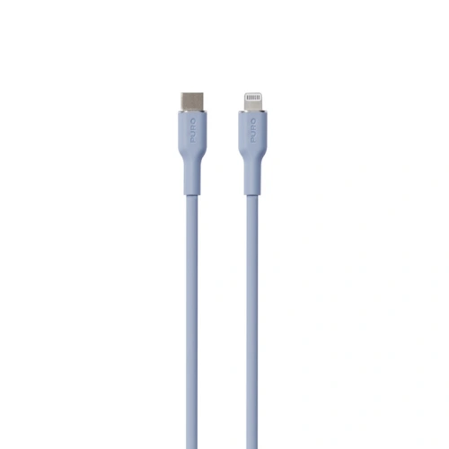 Kabel PURO ICON Soft Cable USB-C/Lightning 1.5m (Powder Blue)