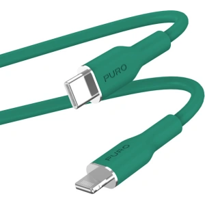 Hurtownia GSM - Kabel PURO ICON Soft Cable USB-C/Lightning 1.5m (Jade) - PUR690 - {ean13} - Hurt