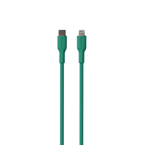 Kabel PURO ICON Soft Cable USB-C/Lightning 1.5m (Jade)