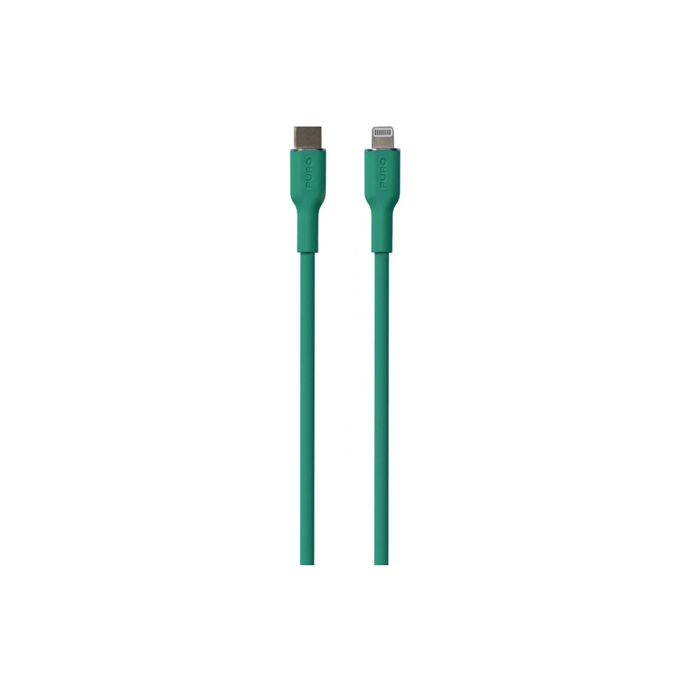 Hurtownia GSM - Kabel PURO ICON Soft Cable USB-C/Lightning 1.5m (Jade) - PUR690 - {ean13} - Hurt